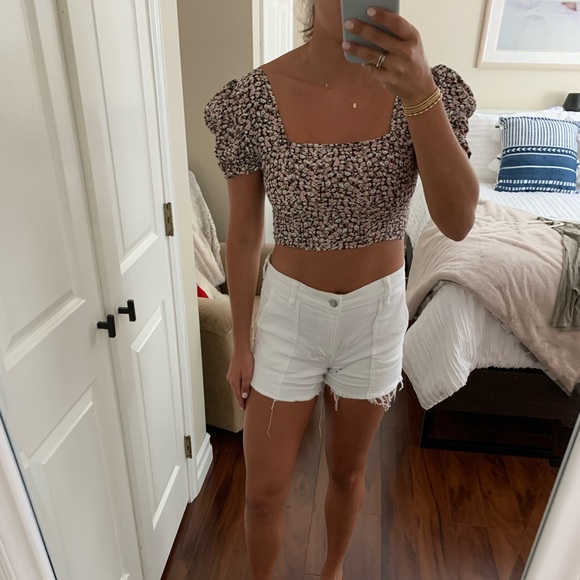 Floral crop top - Picture 1 of 2